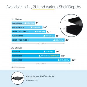 Startech CABSHELF22 2u 22