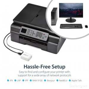 Startech PM1115UW Share A Standard Usb Printer With Multiple Users Sim