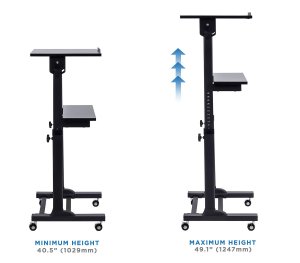 Mount MI-7941 Mobile Lectern Stand Up Desk