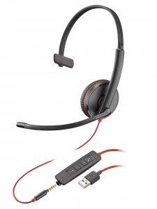 Hp 80S06A6 Poly Blackwire C3215 Usb-a Headset With Dual Connectivity