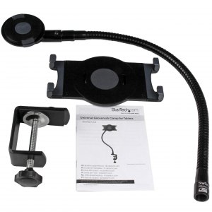 Startech ARMTBLTUGN Gooseneck Tablet Stand Fits Most 7in To 11in Table