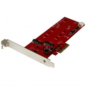 Startech 2V6112 Add Two Next Generation Form Factor (ngff) M.2 Sata Ss