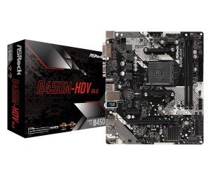 Asrock B450M-HDV R4.0 B450m-hdv R4.0 Am4 Micro Atx Motherboard