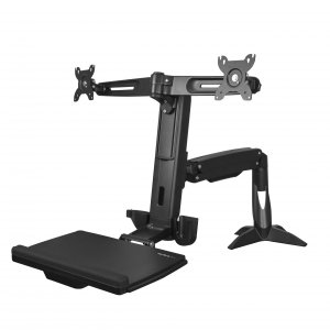 Startech ARMSTSCP2 Sit Stand Dual Monitor Arm