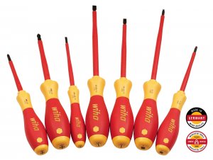 Wiha 32097 Wiha Insulated Softfinish Screwdriver Set - 7 Pieces