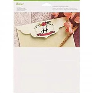 Cricut 2004142 Clear Sticker Paper 8.5x11 5ct