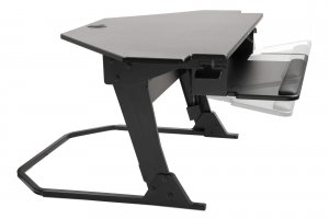 3m SD80B Precision Standing Desk Blk Corner