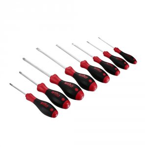 Wiha 30298 Wiha 8-piece Softfinish Screwdriver Set With Ergonomic Hand