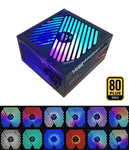 Apevia ATX-PM650W Premier Atx-pm650w - Power Supply - Rgb Fan - 650 Wa