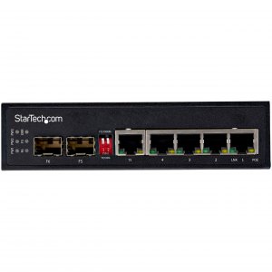 Startech IES1G52UPDIN Nt  Industrial 5 Port Gigabit Ethernet Switch 5p