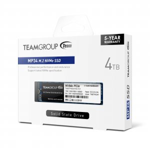 Team TM8FP4004T0C101 Team M.2-2280 Pci-e Gen3x4 Mp34 4tb Retail