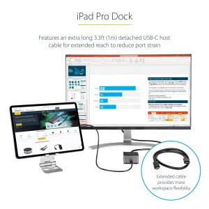 Startech DK30CHPH Ac  3pt Usb-c Mini Docking Station 4k Hdmi 27w Retai