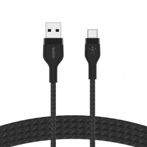 Belkin CAB010BT2MBK Usb-a To Usb-c, Braid Sil, 2m, Blk