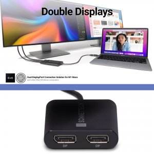 Sonnet USB3-DDP4K Dual 4k 60hz Displayport Adaptr