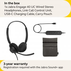 Jabra 4099-413-299 Engage 40-inline Link Usb-c Uc St