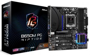 Asrock B650M PG RIPTIDE Mb B650m Pg Riptide Amd B650 Am5 Max128gb Ddr5