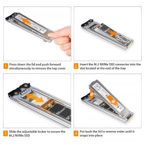 Icy MB842MP-B Rd Mb842mp-b Tougharmor Mb842mp-b 2 Bay M.2 Nvme Ssd Mob