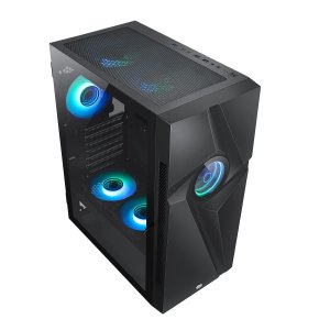 Bgears B-VORTEX RBG B-vortex-rgb Mid Tower Case - Extended Atx