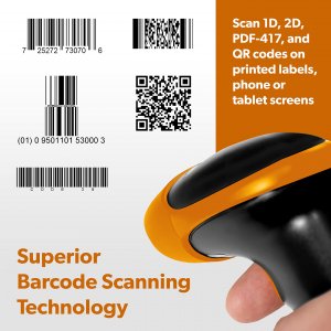 Ambir BR100-BL Br100 Usb Barcode Scanner-black