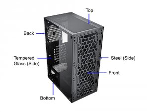 Bgears B-OPTILLUSION B-optillusion Mid Tower Case - Extended Atx Suppo