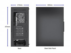 Bgears B-OPTILLUSION B-optillusion Mid Tower Case - Extended Atx Suppo