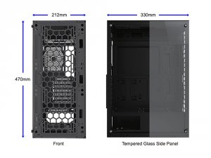 Bgears B-OPTILLUSION B-optillusion Mid Tower Case - Extended Atx Suppo