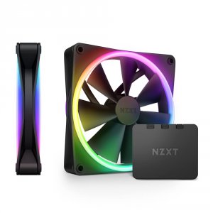 Nzxt RF-D14DF-B1 Fan Rf-d14df-b1 F140 Rgb Duo 2x140mm Fan Fdb 4-pin Pw