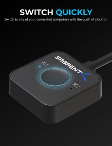 Sabrent USB-CKDH Usb Type C Dual Kvm Switch