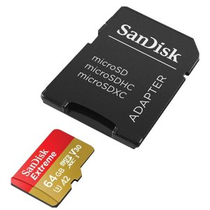 Sandisk SDSQXAH-064G-AN6MA Extreme, Microsdxc, Memory Card, 64gb, Uhs-