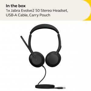 Jabra 25089-999-999 Evolve2 50 Usb-a Ms Stereo