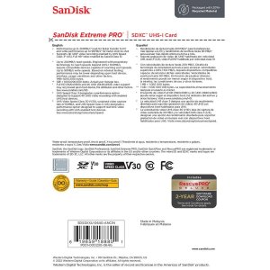 Sandisk SDSDXXU-064G-ANCIN 64gb Extreme Pro Sd 20090mbs