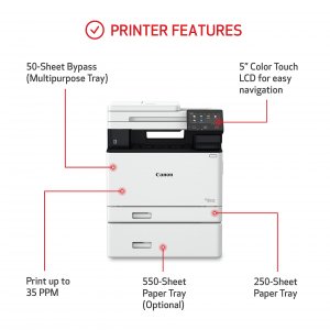 Canon CNM5455C015 Imageclass Mf751cdw Multifunction Wireless Mobile-re