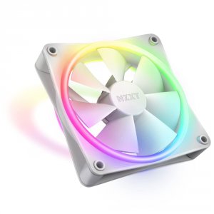 Nzxt RF-D12SF-W1 Fan Rf-d12sf-w1 F120 Rgb Duo 120mm Fdb 4-pin Pwm Whit