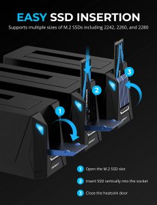 Sabrent DS-UNHC Usb C Docking Station For