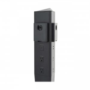 Tripp TLM610CPAM Safe-it Mobile Power Tower 6-outlets Usb Charging Sta