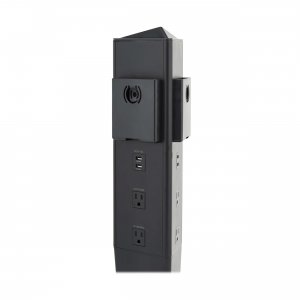 Tripp TLM610CPAM Safe-it Mobile Power Tower 6-outlets Usb Charging Sta