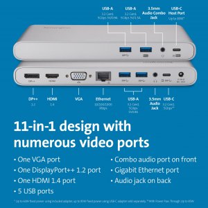 Kensington K34891NA Sd4810p Usb-c Driverless Doc