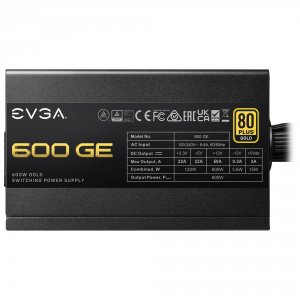 Evga 200-GE-0600-V1 Ps 200-ge-0600-v1 600 Ge 600w 80+gold Atx Eco Mode