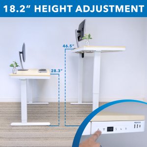 Mount MI-15004 Cmpct Adj Sit-stand Desk