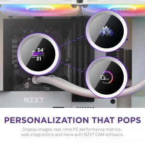 Nzxt RL-KR280-W1 Fan Rl-kr280-w1 Kraken 280 Rgb White Retail