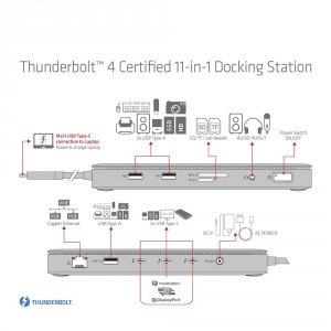 Club CSV-1581 Thuderbolt 4 Certified 11 In 1