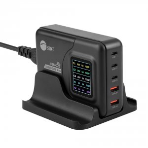 Siig AC-PW1Y11-S1 Ac Ac-pw1y11-s1 200w Gan Pd Charger With Charging Di