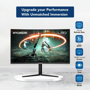 Hyundai HT32CGMBK01 32in Fhd Ips Curved Gaming