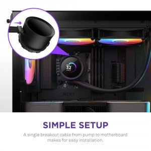 Nzxt RL-KR360-B1 Fan Rl-kr360-b1 Kraken 360 Rgb Black Retail