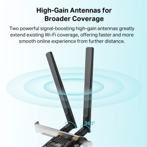 Tplink ArcherTX20E Ax1800 Wifi 6 Express Adapter