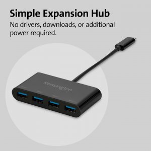 Kensington K33616WW Ch1200 Usb-c 4 Port Hub