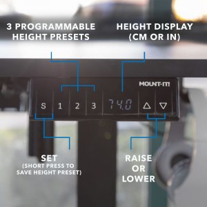 Mount MI-15002 L-shaped Electricadjsit Stand