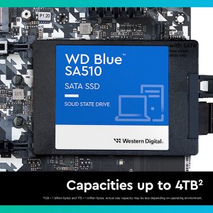 Western WDS400T3B0A Wd Blue 4tb Ssd, 2.5 Inch