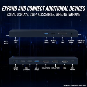 Visiontek 901551 Vt2510 Usb-c Docking Station