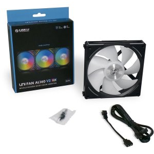 Lianli UF-AL140V2-1B Lian-li Fan Uf-al140v2-1b 140x142x25 Black Fan Re